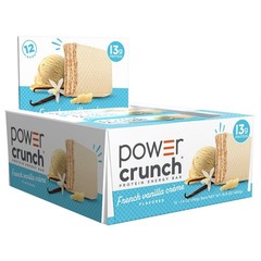 Power Crunch Protein Energy Bar, French Vanilla Creme, 12 Bars, 1.4 oz (40 g)