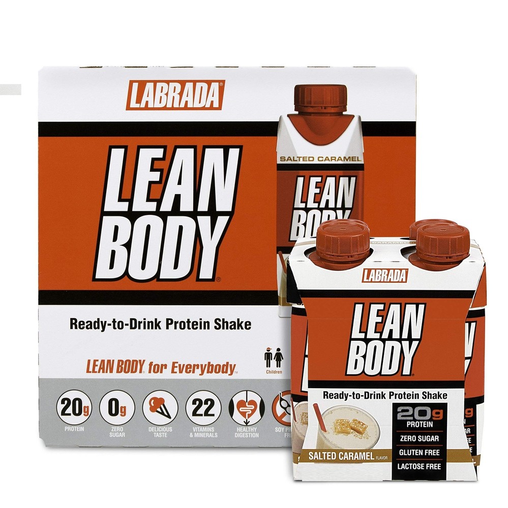 LABRADA NUTRITION – Lean Body RTD Whey Protein Shake, Convenient On-The-Go Me…
