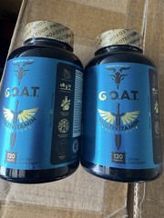 Greatest Of All Time G.O.A.T. Whole Foods Multivitamin Exp 11/2027 2pk 240 Caps
