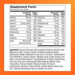 Daily Women’s Vitamins with Biotin, Calcium, Iron & Zinc – 200 Ct, Allergen-Free