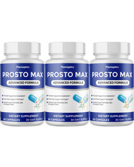 Prosto Max- Prostate Support Supplement, Healthy Urine Flow Formula- 3 Bottles