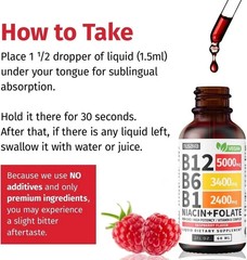 Nusava Vitamin B complex – B 12, B 6 & B 1 + Niacin & Folate – Double pack-