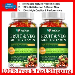 Fruits & Veggies 2×60 Fruit & Veggie Supplement Gummies Vitamins & Minerals
