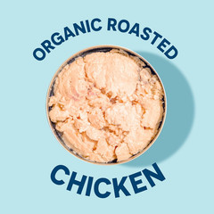 Organic Roasted Chicken Breast with Rib Meat, Skinless and Boneless, Sea Salt, F