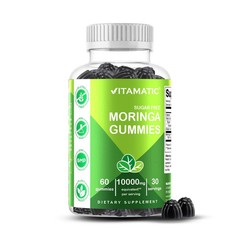 Vitamatic Moringa Gummies – Sugar-Free Botanical Extract -60 count