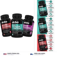 Colon, Kidney & Liver Cleanse Detox Support Supplement – 15 Day Intestinal Cl…