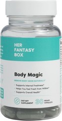 Body Magic Chlorophyll 200mg Capsules Natural Internal Deodorant Detox Gut