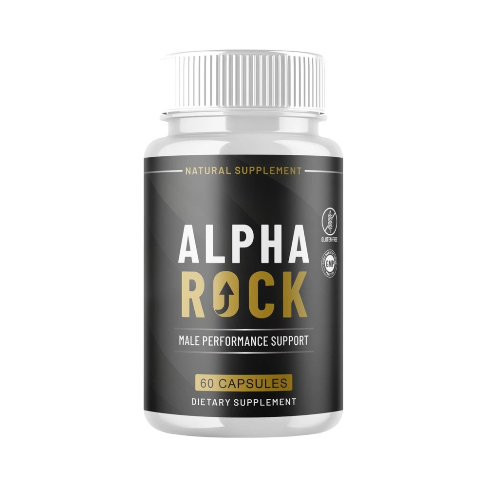 Alpha Rock Capsules – AlphaRock Natural Male Performance Support – 60 Caps