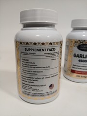 2x Oladole Natural Garlic Oil 4500mg 250ct (500ct) Exp 09/27