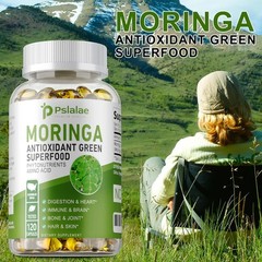 Moringa Capsules 1000mg – 100% Pure Natural Superfood, Antioxidant, Weight Loss