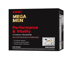 GNC Mega Men Performance Vitality Men’s Multivitamin 30 Packs