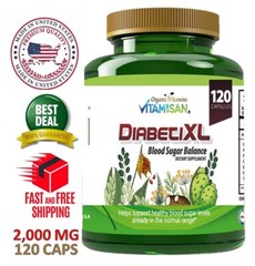 Blood Sugar Support Metabolism 120 Capsules Natural Control & Blood Regulator