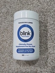 Bausch + Lomb Blink NutriTears Hydration for Dry Eyes 50 Softgels EXP 7/2026