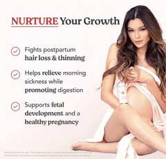 HAIRtamin MOM—30 Vegan Prenatal/Postnatal Multivitamin—1pk—See Below—24 HR SHIP—