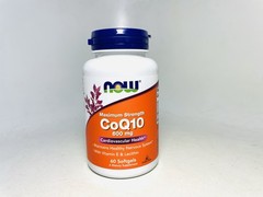 NOW Coq10 600 MG – 60 Softgels – Maximum Strength Exp. 03/2031
