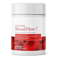 2Bottles Bloodflow-7 Blood Circulation Supplement | Nitric Oxide with Nitros