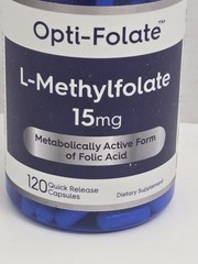 L Methylfolate 15mg 120 Capsules Opti-Folate Exp 1/28 SEALED