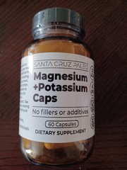 Sealed Santa Cruz Paleo Magnesium + Potassium Caps 60 Capsules Exp. 03/2027