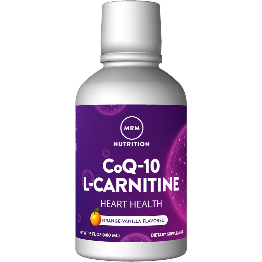 MRM CoQ-10 with L-Carnitine Liquid Orange Vanilla