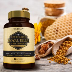 Immune Boosting Supercharger, ROYAL JELLY with BEE POLLEN & BEE PROPOLIS by VHN