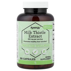 Synergy®, Milk Thistle Extract, 200 Capsules (300 mg per Capsule)