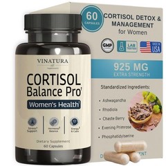 VINATURA Cortisol Supplements for Women Cortisol Detox and Management Adren…