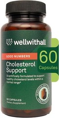 Wellwithall Cholesterol Support Supplement for Healthy Cholesterol Levels Cardio