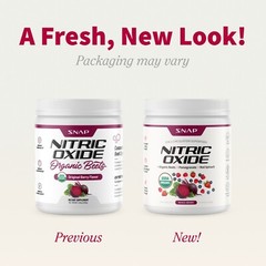Nitric Oxide Beet Root Organic Powder, Heart & Blood Pressure – Snap Supplements