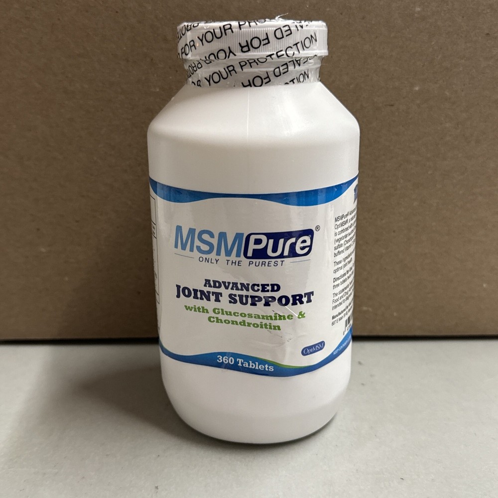 Kala Health MSMPure Tablets, 360 Count, 1000 mg per Tablet, Pure MSM Organic