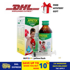 2 X APPETON Multivitamin Lysine (Syrup) Dietary Supplement For Children 120ml