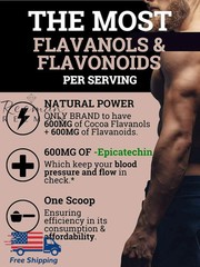 3 Packs Black Forest High Flavanol Cocoa Powder and Flavonoids Supplements 8.6oz