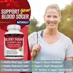 Toplux Blood Sugar Complex w/ Cinnamon Chromium & Mulberry 60 Capsules US