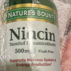 Nature’s Bounty Niacin Inositol Hexanicotinate 500mg Flush Free 120 Caps
