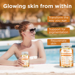 120 Pills Whitening Capsules 1000MG Natural Anti-Aging Skin Whitening Caps