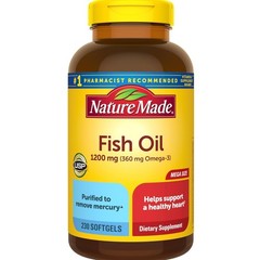 Fish Oil Omega 3 Supplements, 1200 mg Softgels, Omega 3 Fish Oil for Healthy …