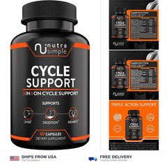 Cycle Support Supplement for Men & Women – Natural Liver Cleanse Detox & Repa…