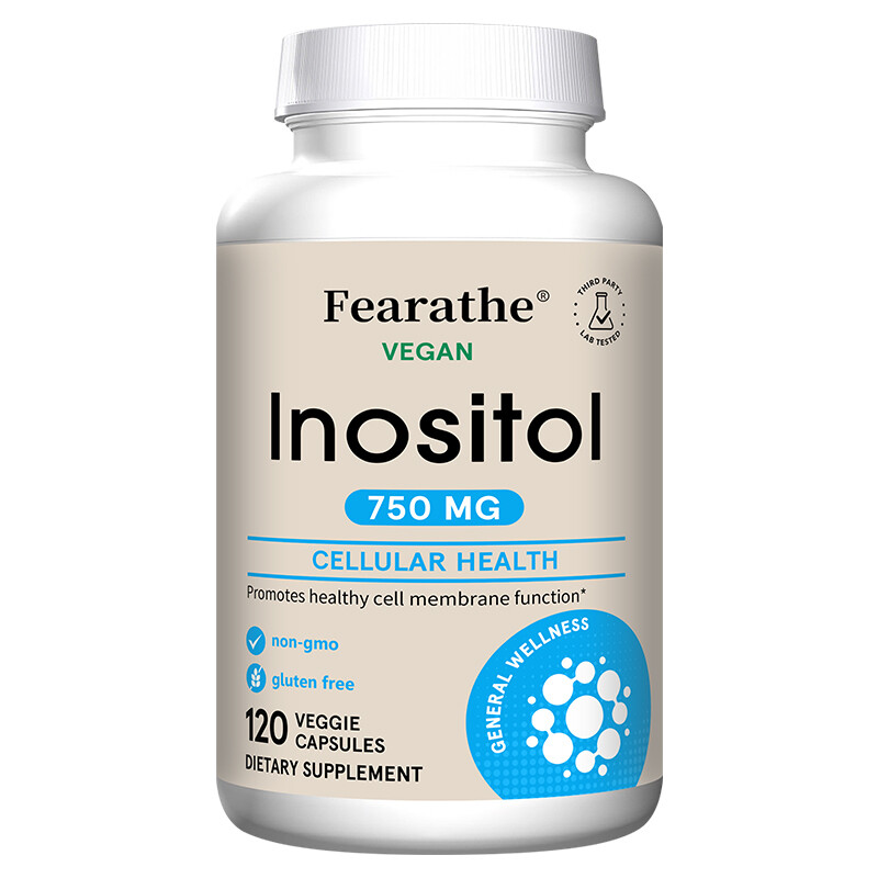 Inositol 750 Mg Supplement Promote Cell Brain Muscle Liver Health 120 Capsules