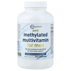 Pure Methylated Multivitamin for Men, 240 Capsules