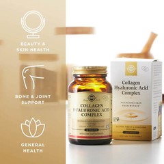 SOLGAR Collagen Hyaluronic Acid Complex 30 Tablets