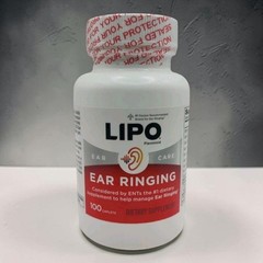 Lipo Flavonoid Ear Ringing – Recommended for Ringing Ears 100 Caplets EXP 12/28