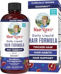 MARYRUTH’S Daily Liquid Hair Support Formula SesZenBio Biotin Hair New