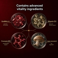 Urolithin A Complex Supplement Softgels, 120 Count