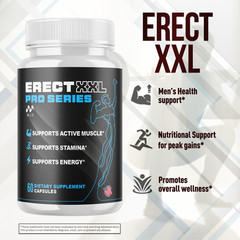 (3 Pack) Erect XXL Advanced Male Health Support Supplement ErectXXL 180 Capsules