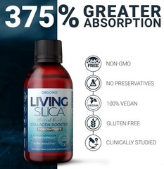 ORGONO Silica Drops 100mL – Mineral-Based Antioxidant Supplement