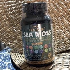 Sea Moss Capsules 150ct Organic Irish Moss Black Seed Oil Ashwagandha EXP. 7/27