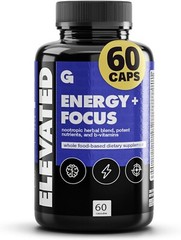 Elevated Memory Mental Focus & Energy Support Nootropic Supplement Ginkgo Biloba