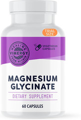 Magnesium Glycinate – Stress Support – Chelated to Avoid Tummy Upset*– Promot…
