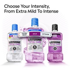 Listerine Mouthwash Total Care Mild Mint, 16.9 Fl Oz (Pack of 1), Pink