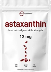 Astaxanthin 12mg Antioxidant Supplements latest Microalgae Eye Joint Skin Health