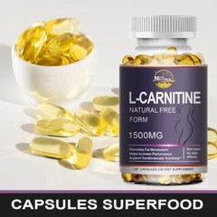 Acetyl-L-Carnitine 1500mg 120 Capsules Nervous System Health Antioxidant NON-GMO